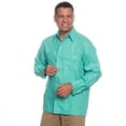 thumbnail image 1 of Deluxe Signature French Cuffs Linen Guayabera SIZE:4X color:MNT, 1 of 1