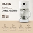 thumbnail image 2 of Open Box Haden 12 Cup Programmable Coffee Maker w/ Brew Strength Control, Ivory, 2 of 9