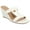 White, variant on Womens Clodie Slip On Wedge Sandals