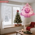 thumbnail image 4 of Stylized Metal Hanging Christmas Tree Wind Spinner - Intricate Pink & Purple Patterns Ethereal Design for Garden & Yard Decor, 4 of 7