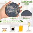 thumbnail image 3 of Capricornus Of Zodiac Coasters with Holder for Coffee Table 6 Pcs Drink Coaster Sets Absorbent for Home Decor 4 inch, 3 of 7