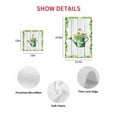 thumbnail image 7 of St. Patrick's Day Kitchen Dish Towels for Drying Dishes Set of 4, Green Lucky Shamrock Watering Can Wood Gray Waffle Weave Microfiber Hand Tea Bathroom Towels Quick Dry & Absorbent Towel 12x12, 7 of 7