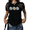 Black, variant on COZYMY Women's Cute Flower Graphic Short Sleeve Shirt Soft Cotton Green Oversized Summer Tee
