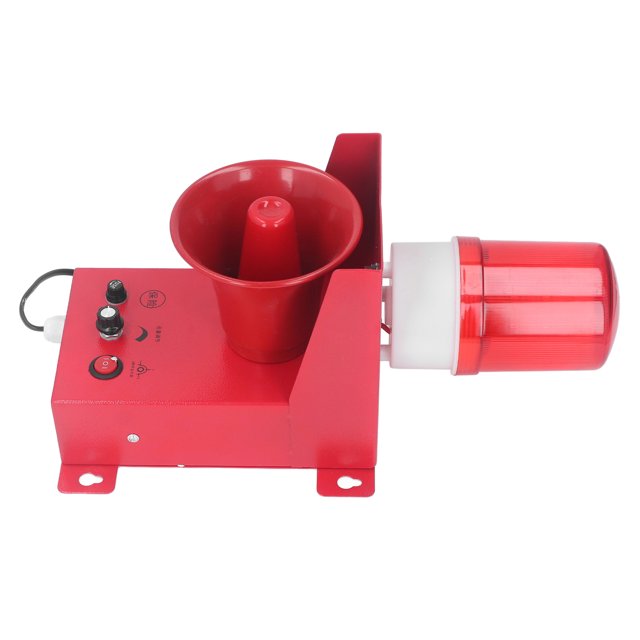 Alarma De Sirena Industrial Impermeable 130 DB Volumen Ajustable Alarma De Luz De Sonido Estroboscópico De Alta Potencia Para Fábrica De Minas Protección IP65 Luz