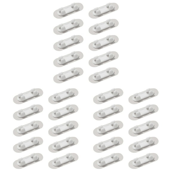 30 Pcs Magnetic Hooks Cable Organizer Wire Holder for Household Storage and Organization