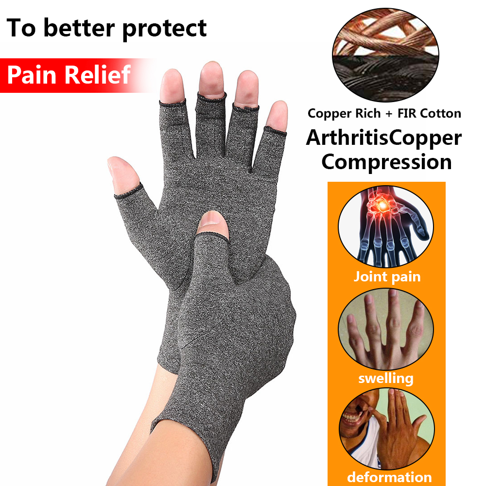 TORUBIA Pressure Cotton Ammonia Gloves Rehabilitation Training Nonslip