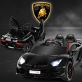 thumbnail image 3 of Costway 12V Kids Ride On Car Licensed Lamborghini SVJ RC w/ Trunk & Music Black, 3 of 10