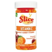 Hero Nutritionals Slice of Life Vit C Plus Pomegranate Natural Fruit - 60 Gummies