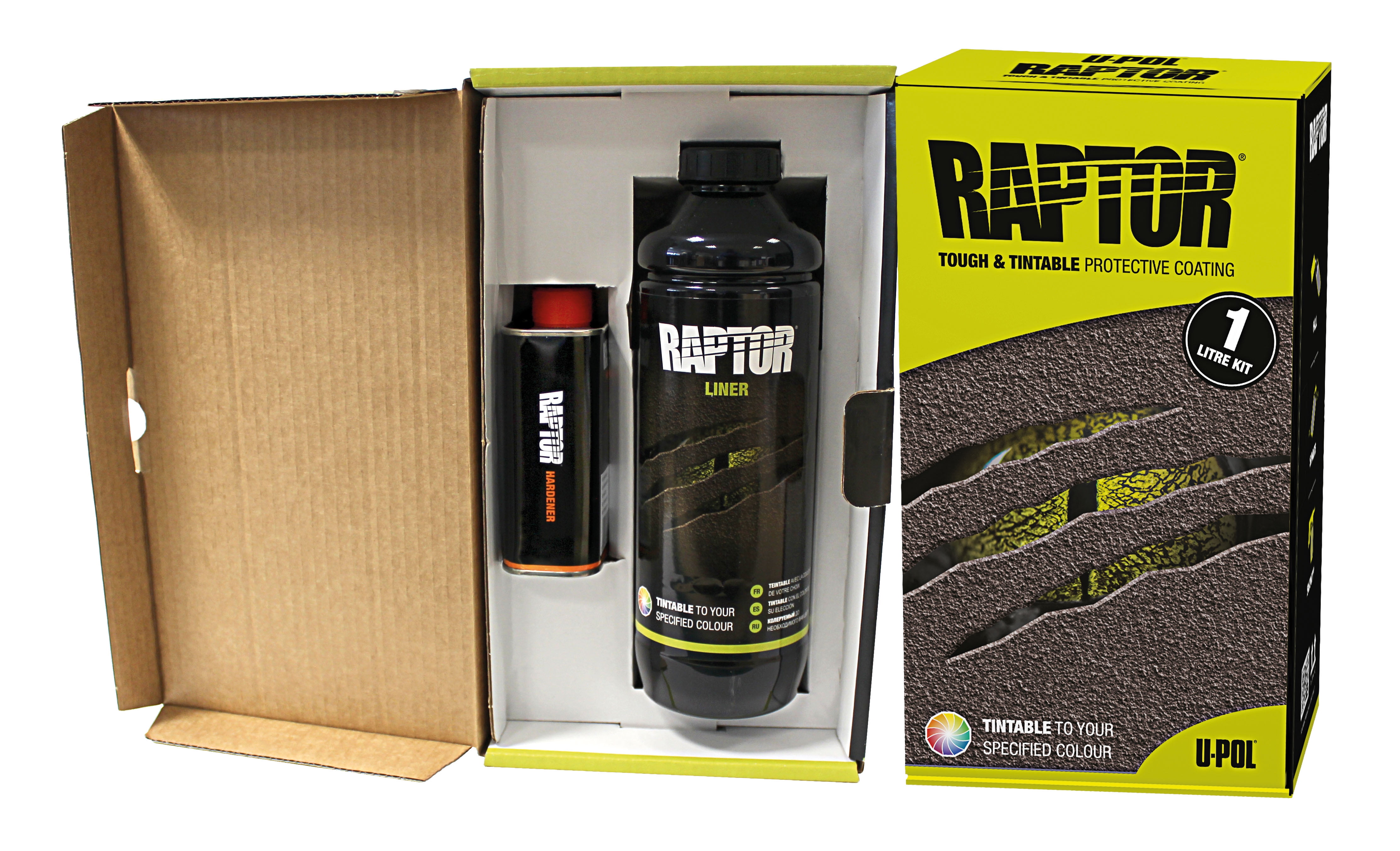 U-POL製　RAPTOR LINER ブラック1L 2セット U-POL製RAPTOR LINER ブラック1L セット ラプターライナー