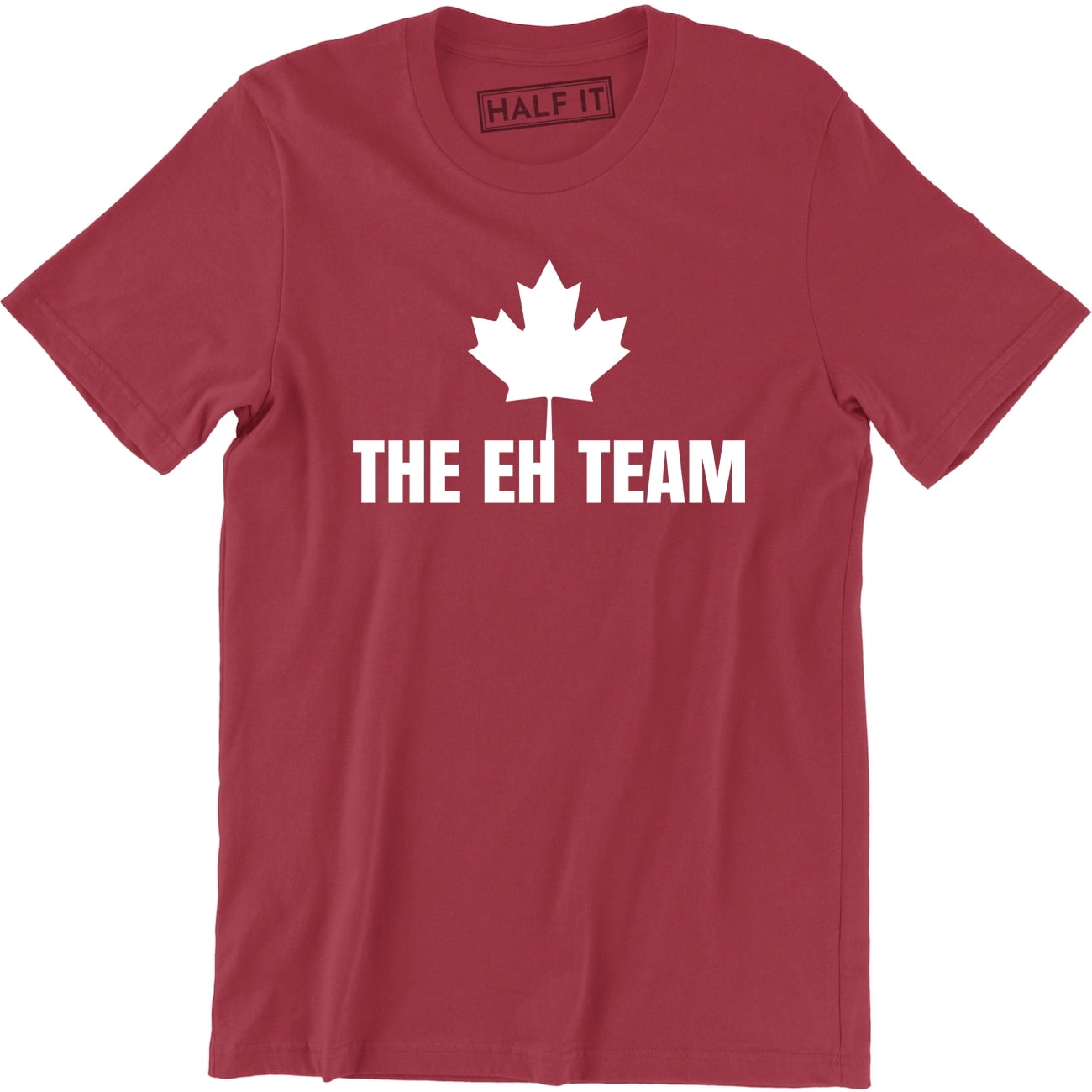 The Eh Team Funny Canada Day Canadian Flag Maple Leaf Men's Tee Shirt