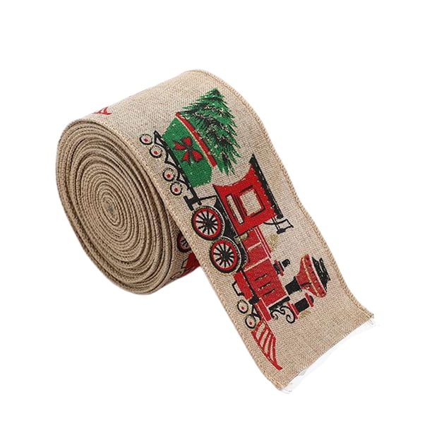 Advancent Cinta de lino resistente al desgaste, belleza duradera para regalos, que hace que la cinta luzca, cintas de moda Kits de decoración para fiestas tipo+2 200*0.5 cm