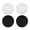 2Black,2White, variant on Bathtub Drain Stopper, 4-Pack Universal Flat Suction Plug with Hair Catcher, Silicone Bath Sink Cover for Bathroom and Sewer Inlet, 2Black&2Gray