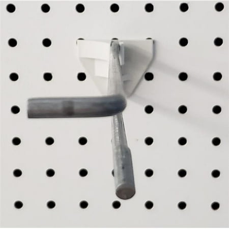 

Quick Back 9026256 Trion Galvanized Silver Peg Hook with Back Plate - 2.19 x 2.23 x 12.4 in.