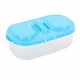 thumbnail image 1 of Food Storage Box Kitchen Fridge Transparent PP storage container food sealed Double Grip Fresh Food Storage Sealed Container, Blue, 1 of 6