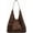 Leopard Print Brown, variant on Leopard print shoulder bag women suede tote bag large hobo bag women shoulder bag and small wallet,2Pcs