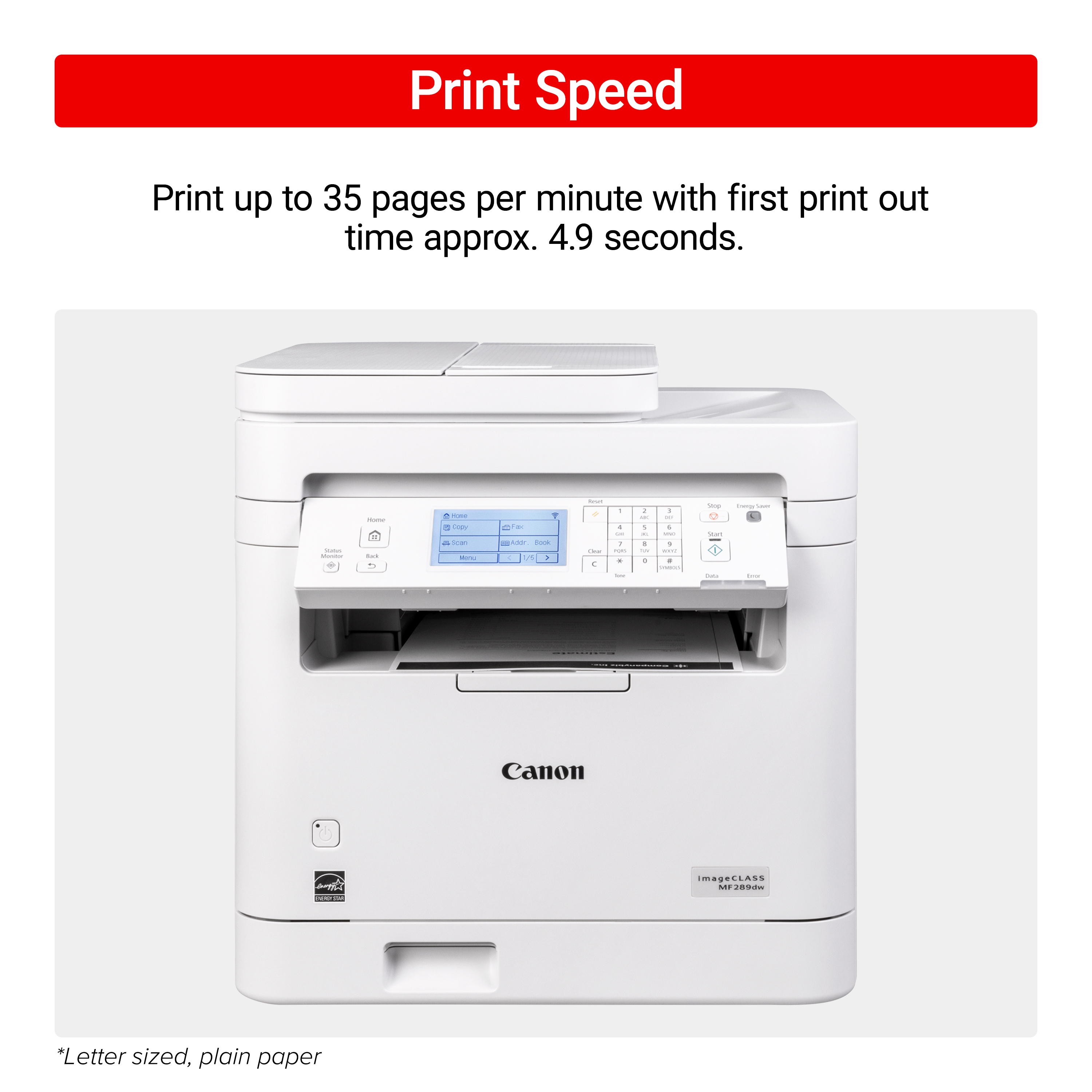 Canon ImageCLASS MF289dw Wireless All-in-One Laser Printer photo 6