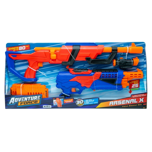Adventure Force Arsenal X Dart Blaster Set, Bolt-Action and Top