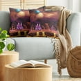 thumbnail image 5 of Ambesonne Colorful Throw Pillow Cover 2 Pack, River Mars with Nebula, 18", Multicolor, 5 of 7