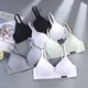 thumbnail image 3 of Ropa interior cómoda sin costuras de algodón puro para niñas, período de desarrollo, estudiante de secundaria, pecho pequeño, sujetador push up inalámbrico, fino, 3 of 6