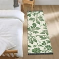 thumbnail image 3 of Yayeee Runner Rug for Bedroom 2'x6' Machine Washable Hallway Non Slip Mat, Green Floral, 3 of 8