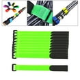 thumbnail image 5 of 10x Fishing Rod Belts Ties Stretchy Rod Straps - Light Green, 5 of 10