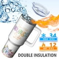 thumbnail image 3 of 40oz Nurse Tumbler and Water Bottle Combo, Two-in-One Stainless Steel Design, Promotes Hydration, The Perfect Functional Gift for Your Favorite Nurse, 3 of 5