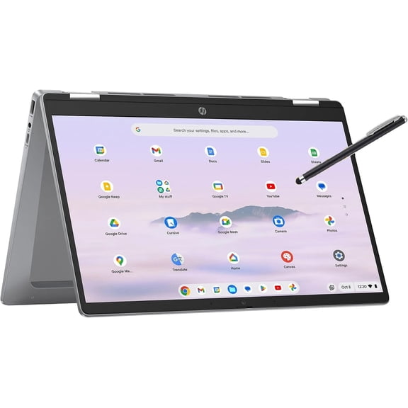 (Open Box) HP Touch 14b x360 Chromebook Plus 14in FHD Intel 4-core i3 8GB RAM 128GB
