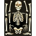 Skeleton Halloween Window Cling Sheet
