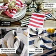 thumbnail image 3 of Efavormart 5 PCS Gold Stripe Satin Napkin For Wedding Banquet Party Table Decoration - 20x20", 3 of 11