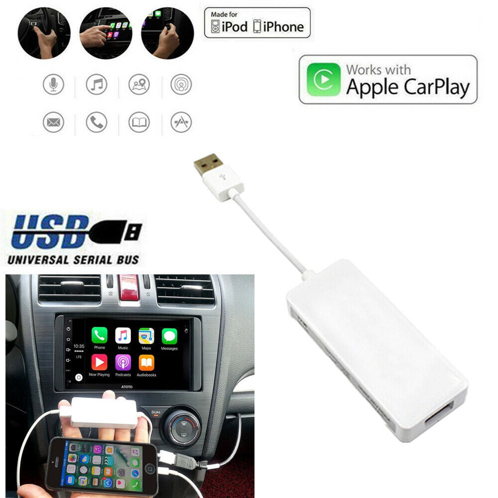 USB Dongle Adapter for Apple iOS CarPlay Android Car Radio Navigation Player DE