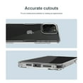 thumbnail image 5 of ELEHOLD Heavy Duty Clear Case for iPhone 15 Pro Max Transparent Crystal Clear Hard PC Back TPU Bumper Slim Thin Lightweight Shockproof Scratch Resistant Case for iPhone 15 Pro Max,White, 5 of 11