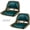 Light Green, variant on Garvee Boat Seat Set of 2 – Folding Low Back Marine Chairs with Thick Padded Cushion, Waterproof, for Fishing, Jon Boats, Speedboats, Light Green
