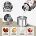 thumbnail image 3 of 20 Oz Cartoon Pug Dog Coffee Tumbler Double Wall Insulated Stainless Steel Water Bottle | Metal Reusable Thermoses Flask with Cup Cap | Leak & Sweat Proof with Anti-Dust Lid, 3 of 7