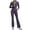 Dark Purple, variant on Women's 2 Piece Set Long Sleeve Jacket & Ankle Length Workout Flare Leggings Casual Matching Outfit Tracksuit Sweatsuit Athletic Gym Yoga Outfit S