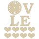 thumbnail image 3 of Superficie de espejo sin marco, pegatinas de reloj de pared, decoración de pared DIY para sala de estar, dormitorio, amarillo, 3 of 5