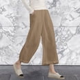 thumbnail image 2 of 2024 Women's Casual Loose Elastic Waist Trousers Point Wide Leg Pants Cute Sweatpants, 2 of 6