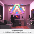 thumbnail image 6 of Nanoleaf Hexagons Smart LED Light Panels - Smarter Kit - 7 Panels, 6 of 9