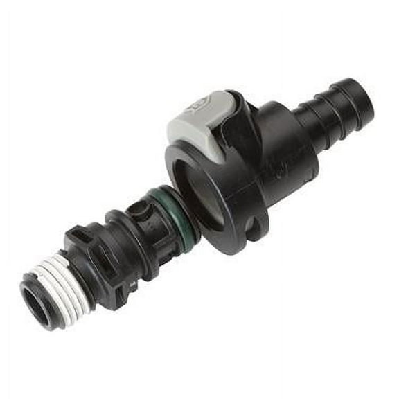 1 pack-Attwood 8838US6 Boat Fuel Line Sprayless Connector, 1/4" NPT x 3/8" FNPT