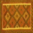 thumbnail image 1 of Ahgly Company Indoor Square Oriental Yellow Traditional Area Rugs, 8' Square, 1 of 4