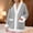 Gray plus size fleece jacket a1, variant on thefmos Women Plus Size Fleece Jacket Winter Loungewear Flannel Fuzzy Bed Coat Casual Cozy Lounge Tops for Home, Light Blue S