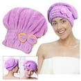 thumbnail image 2 of Coral Hair Wrapping Towel Cap Absorbent Shower Headscarf For Women And Men, 2 of 2