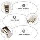 thumbnail image 3 of CHICHUMID 4Ud Bisagras Para Gabinete Y Muebles De Plata Con Instalación Rápida, 3 of 6