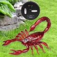 thumbnail image 1 of Infrarrojo creativo RC telemando Scorpion Toy Spoof Flashlight Interactivo Ojos Chistes Troques Juguetes Regalos de Halloween para Hugo Escorpión RC, 1 of 10
