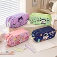 thumbnail image 4 of Large Capacity Soft Pencil Case for Teens Girls | Cute Pencil Pouch with Compartments Handle, Stationery Bag Box for Middle and High School Students Back to School Gifts, 4 of 7