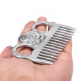 thumbnail image 3 of Peine Aleación de aluminio Horse Comb Mane Tail Pulling Comb Metal Horse Grooming Tool 6.5IN / 3.9IN Tomshoo Peine, 3 of 7