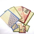 thumbnail image 4 of BambooMN Brand - Bamboo Slats Placemat with Matching Coaster - Floral Print, Green Border - 12" x 17.5" - Chicken, 4 pcs, 4 of 4