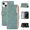 Turquoiseblue, variant on SaniMore Case Wallet for iPhone 14, RFID Blocking PU Leather Kickstand Flip Cover with 3 Card Slots [TPU Protective Interior Shell], Magnetic Folio Compatible with iPhone 14, Black
