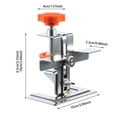 thumbnail image 2 of Clip de Fixation 2 Clip de Fixation pour Installation d'Armoire / Outil en Aluminium Robuste pour Alignement et Support de Porte d'Armoire / Réglage de Largeur Grand et d'Épaisseur, 2 of 5