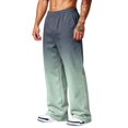 thumbnail image 4 of LTTVQM Ombre Gradient Full Length Pants for Men 2026 Trail Gradient Print Wrinkle Free Relaxed Fit Mens Athletic Wide Leg Full Length Pants Mint Green L, 4 of 7