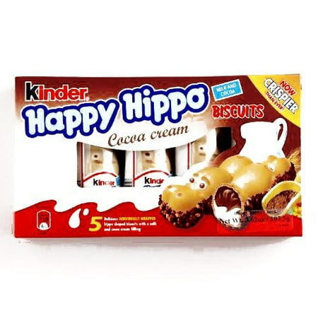 Kinder Happy Hippo Cocoa Biscuits (3 Unit Per Order) - Perfect Christmas Gift for the (Best Holiday Cookies For Gifts)